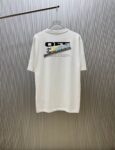 P70 （严控品质 ） 款式：off-white短袖T恤 面料：300克重双纱100%棉 罗纹：320克重索络纳1*1潮牌 工艺：印花 颜色：白 炫酷蓝 花灰 黑 尺码：M—4XL 无性别区分 男女同款