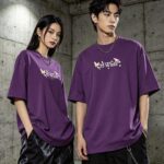 P80 《𝙉𝙚𝙬⚜️off》 2026春夏新款短袖T恤 32支275克双纱棉、做旧洗水炒雪花印花 颜色：橙色 黑色 香芋紫 杏色 码数：S M L XL XXL