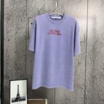 P80 《𝙉𝙚𝙬⚜️off》 2026春夏新款短袖T恤 32支275克双纱棉、做旧洗水炒雪花印花 颜色：咖绿色 灰色 香芋紫 白色 码数：S M L XL XXL