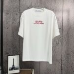 P80 《𝙉𝙚𝙬⚜️off》 2026春夏新款短袖T恤 32支275克双纱棉、做旧洗水炒雪花印花 颜色：咖绿色 灰色 香芋紫 白色 码数：S M L XL XXL