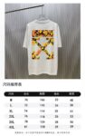P70 （严控品质 ） 款式：off-white短袖T恤 面料：300克重双纱100%棉 罗纹：320克重索络纳1*1潮牌 工艺：印花 颜色：白 蓝 红 夜蓝 黑 尺码：M—4XL 无性别区分 男女同款