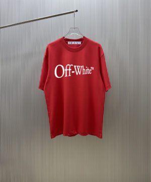 weigou_238546_0_00e4af8db2 P70 (严控品质 ) 款式:off-white短袖T恤 面料:300克重双纱100%棉 罗纹:320克重索络纳1*1潮牌 工艺:印花 颜色:白 蓝 红 炫酷蓝 黑 尺码:M—4XL 无性别区分 男女同款