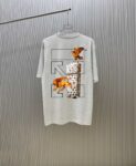 P70 （严控品质 ） 款式：off-white短袖T恤 面料：300克重双纱100%棉 罗纹：320克重索络纳1*1潮牌 工艺：印花 颜色：白 炫酷蓝 花灰 黑 尺码：M—4XL 无性别区分 男女同款
