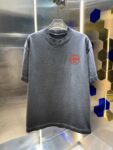 P80 OFF-white/2026春夏新款 洗水磨破320克圆领短袖tee 男女同款宽松版 吊牌 领标 洗水唛 三标齐全 颜色 :洗水黑 洗水白 洗水灰 褐色 尺码 :S M L XL XXL