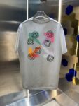 P80 OFF-white/2026春夏新款 洗水磨破320克圆领短袖tee 男女同款宽松版 吊牌 领标 洗水唛 三标齐全 颜色 :洗水黑 洗水白 洗水灰 褐色 尺码 :S M L XL XXL