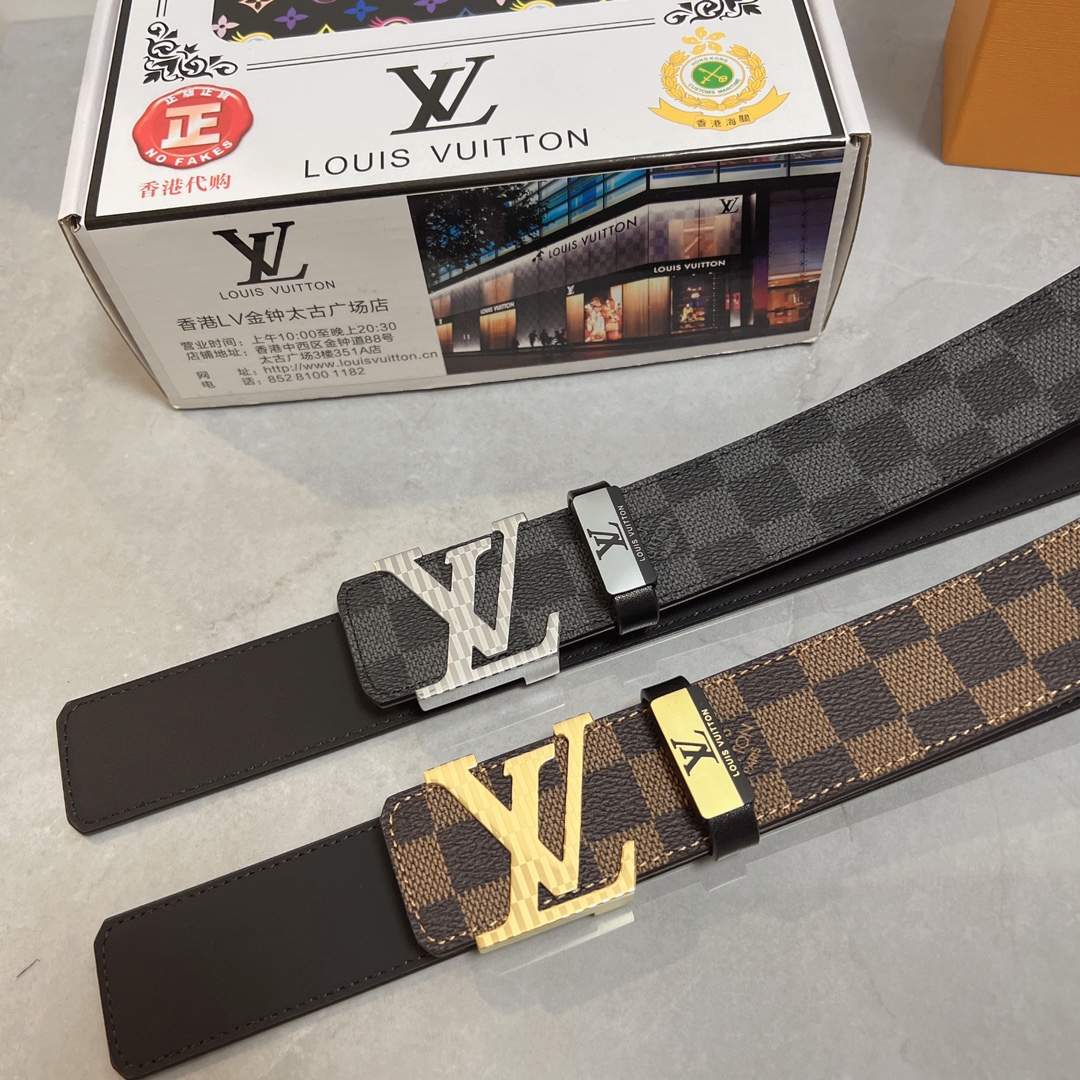 材质：原单牛皮腰带 百分百头层牛皮腰带✨保证真皮，24K纯钢扣，专柜原单品质、做工精细，时尚大牌，送人自用首选