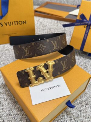 weigou_240046_0_9af661cdec Louis Vuitton LV腰带 PVC皮底系列 原厂五金 精致手工绘边 柔软舒适 宽