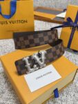 Louis Vuitton LV腰带 PVC皮底系列 原厂五金 精致手工绘边 柔软舒适 宽