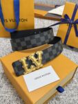 Louis Vuitton LV腰带 PVC皮底系列 原厂五金 精致手工绘边 柔软舒适 宽