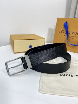 Louis Vuitton 原单品质经典款腰带，意大利进口原版头层牛皮，精品纯铜针扣，时尚百搭永不过时，宽度3.5cm