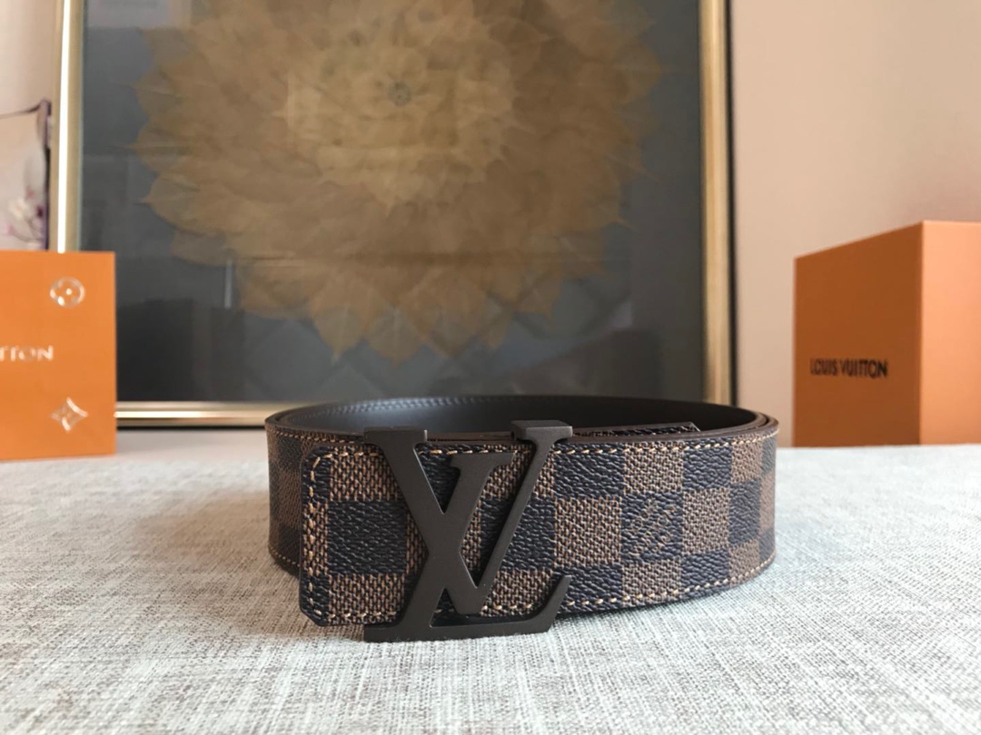 LOUIS VUITTON 男士原單腰帶 寬度40毫米 配专柜全套包装