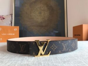 LOUIS VUITTON 男士原單腰帶 寬度40毫米 配专柜全套包装