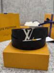 Louis Vuitton LV腰带 棋盘格双面可用系列 原厂五金 精致手工绘边 柔软舒适 宽 /