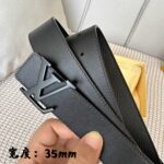 P125 L0UIS VUITT0N 驢家原單腰帶 寬度35毫米 腰帶採用一面荔枝紋togo皮內襯一面進口小牛皮底 搭配经典五金 可雙面佩戴 經久耐用 時尚百搭款 /