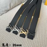 P125 L0UIS VUITT0N 驢家原單腰帶 寬度35毫米 腰帶採用一面荔枝紋togo皮內襯一面進口小牛皮底 搭配经典五金 可雙面佩戴 經久耐用 時尚百搭款 /