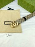 gucci Marmont系列每一季都会推陈出新，为灵感源于70年代的标志性GG配件注入现代精髓。Supreme帆布印花 腰带反面采用黑色皮革材质，款号659417 92TIC 9769 /
