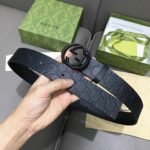 Gucci銘牌經典雙G腰帶扣 百搭款！ /