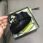 Gucci銘牌經典雙G腰帶扣 百搭款！ /