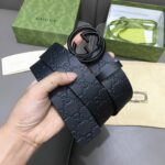 Gucci銘牌經典雙G腰帶扣 百搭款！ /