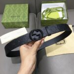 Gucci銘牌經典雙G腰帶扣 百搭款！ /