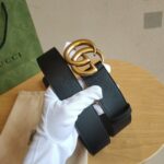 weigou_245716_1_6d21f84228 P110 G.ucci 双G专柜货 2.0cm 正版开模 贸易公司货出口意大利 百分百意大利原厂小牛皮 皮质细腻带原厂香味 正品五金经3层真空电镀 纯手工订制 原单品质 出入专柜毫无压力 高端商务休闲款 简约百搭 正品包装