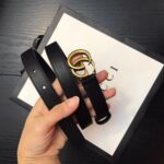 P110（配全套包装盒）獨家實拍 guccl 原單水貨 原版五金 皮帶系列出貨了，海外原單貨，正品尺寸，原版走线 2.0mm與正品零距離接觸，手工縫線完美工藝 🌹🌹看獨家正品細節