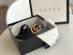 Gucci 宽，原版牛皮配精品電鍍五金，不褪色。情侣💑款 /