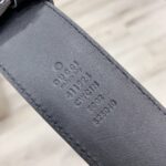 Gucci 古奇官网经典 正品规格 原版品质 ✨ 头层小牛皮压花 专柜新版内衬底皮 进口头层皮底 40mm 抛光亮面双G扣 /