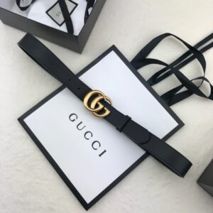 weigou_248340_0_73f206b2c2 Gucci 古奇官网畅销爆款 正品规格 原单品质 ✨ 双面进口头层对版定制皮料 高品质 手感极佳 2.0mm 复古金G /