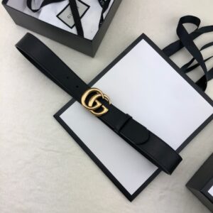 weigou_248384_0_1d4a96b319 Gucci 古奇官网畅销爆款 正品规格 原单品质 ✨ 双面进口头层对版定制皮料 高品质 手感极佳 3.0mm 复古金G /