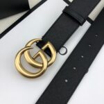 Gucci 古奇官网畅销爆款 正品规格 原单品质 ✨ 双面进口头层对版定制皮料 高品质 手感极佳 3.5mm 复古金G /