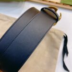 Gucci 古奇官网春夏新款，正品规格 2.0cm进口皮底小牛皮细腰带搭配精品铜扣，时尚百搭 /