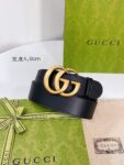 Gucci 🔥顶级原单腰带，定制进口原版皮👻，真空电镀扣头，修身百搭腰带，经典爆款，宽度4.0cm /