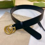 Gucci 古奇官网春夏新款，正品规格 2.0cm进口皮底小牛皮细腰带搭配精品铜扣，时尚百搭 /