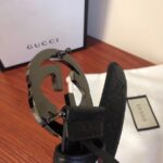 Gucci 3.8cm[色]带身双面采用进口头层牛皮压时尚古驰大G印花 搭配经典款GG互扣式抛光铜金属扣头 /