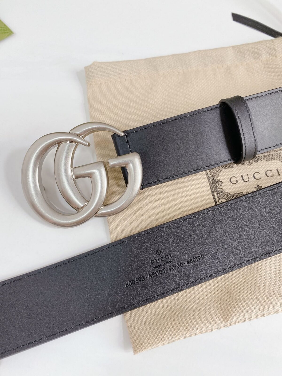 Gucci 经典款原单腰带，进口原厂正品皮料，最新版本顶级工艺，宽度3.8cm /