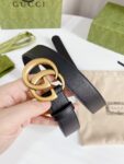 Gucci 经典款原单腰带，进口原厂正品皮料，最新版本顶级工艺，宽度3.8cm /