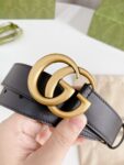 Gucci 经典款原单腰带，进口原厂正品皮料，最新版本顶级工艺，宽度3.8cm /