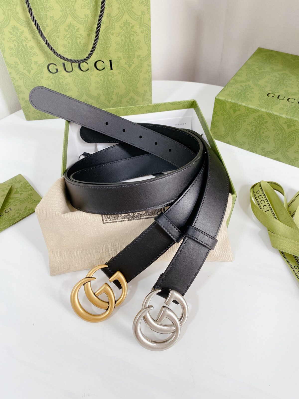 Gucci 经典款原单腰带，进口原厂正品皮料，最新版本顶级工艺，宽度3.8cm /