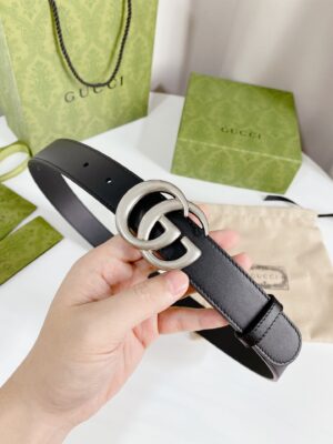 Gucci 经典款原单腰带，进口原厂正品皮料，最新版本顶级工艺，宽度3.0cm /