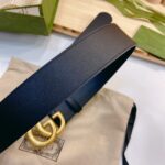 Gucci 古奇官网春夏新款，正品规格 4.0cm进口皮底小牛皮细腰带搭配精品铜扣，时尚百搭 /