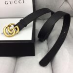 p110 ：配送专柜全套礼盒包装🎁。G 经典原单配以标志双 G 带扣。宽度:2.0cm/3.0cm/3.5cm/4.0cm手感，修长真皮腰带采用原厂小牛皮精致而成。柔软 品质保证 无忧售后 /