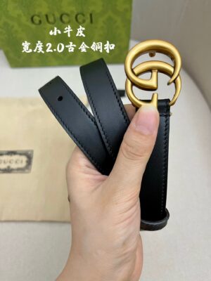 weigou_255200_0_c5aaf8eefb 古驰进口原单小牛皮 内衬进口头层牛皮. 搭配精品古铜扣,原产皮料定制,专柜宽度2.0cm。P110