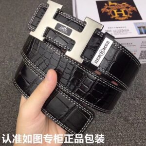 weigou_255608_0_932f02c5d1 Gucci 古奇官网经典 正品规格 原版品质 ✨ 头层小牛皮压花 专柜新版内衬底皮 进口头层皮底 40mm 抛光亮面双G扣 /