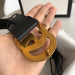 Gucci 宽，原版牛皮配精品電鍍五金，不褪色。情侣💑款 /