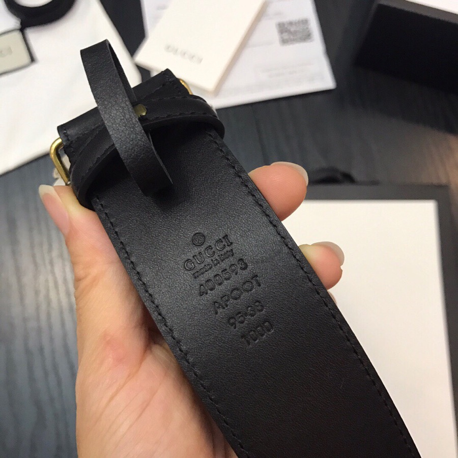P110（配全套包装盒）獨家實拍 guccl 原單水貨 原版五金 皮帶系列出貨了，海外原單貨，正品尺寸，原版走线 3.8mm與正品零距離接觸，手工縫線完美工藝 🌹🌹看獨家正品細節 /