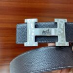 HERMES 38mm腰帶 精钢五金 搭配原版Togo皮进口白芯底皮，双面可用。