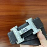 HERMES 38mm腰帶 精钢五金 搭配原版Togo皮进口白芯底皮，双面可用。