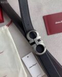 P120 ：配送专柜全套礼盒包装🎁。菲拉格慕 35mm！海外代工厂出货，采用双面自然甩头层牛皮，风格现代，为日常造型增姿添彩，达到修身效果，区别一般市场货。高端大气