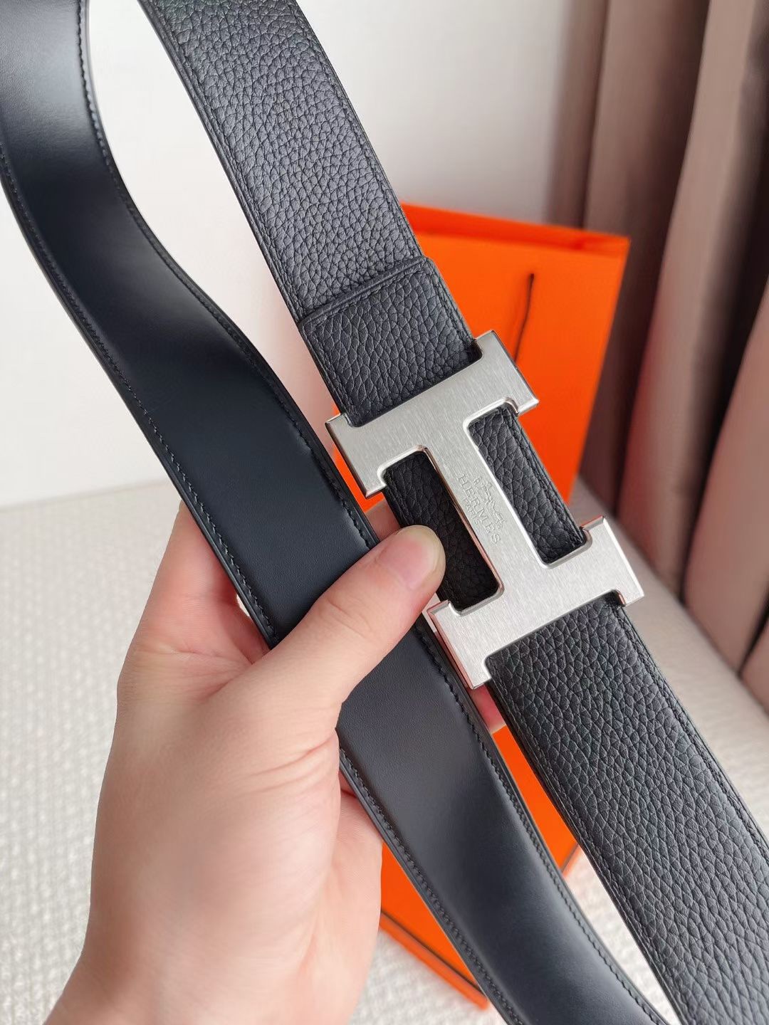 Hermes-CONSTANCE BELT BUCKLE & REVERSIBLE LEATHER STRAP 38MM 爱马仕专柜同步 进口双面小牛皮 精钢精品五金 双面可用